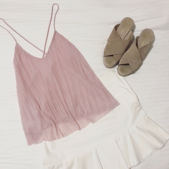 Anthropologie Tops - Anthropologie Four Leaf Mauve Tank
